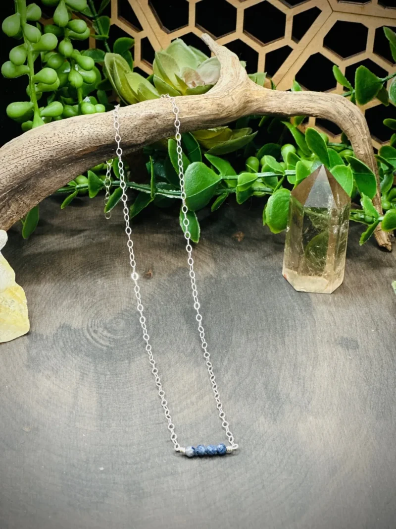 Dainty Sapphire Birthstone Necklace