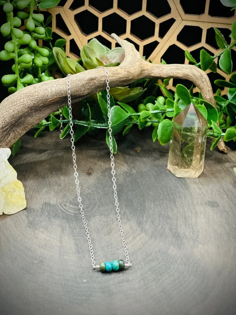 Dainty Turquoise Birthstone Necklace