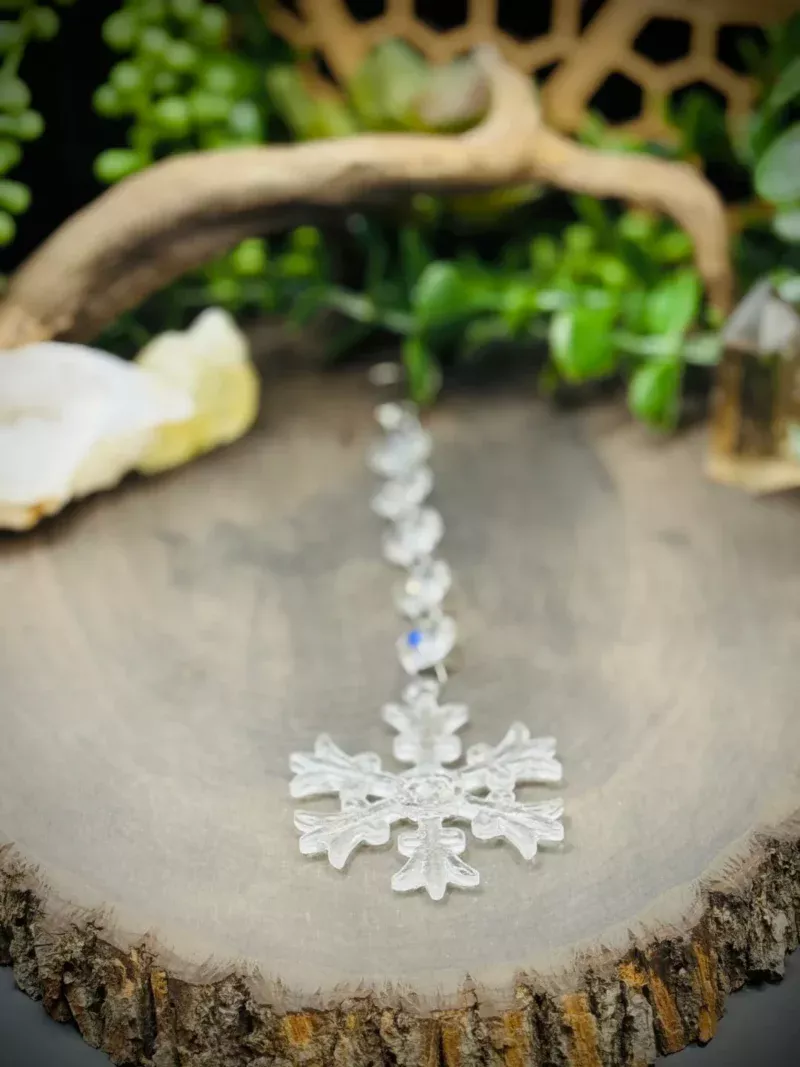 Chandelier Snowflake Sun Catcher