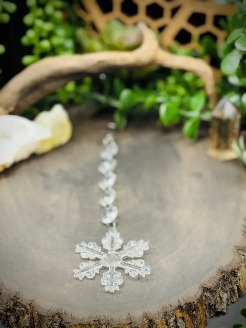 Chandelier Snowflake Sun Catcher