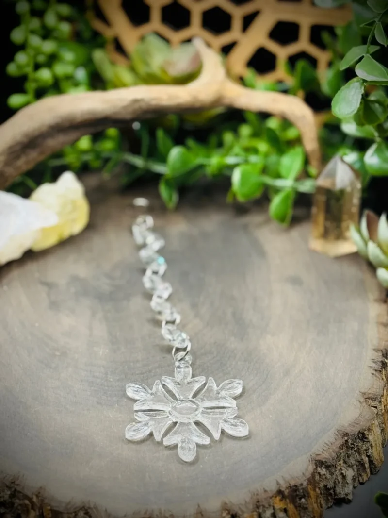 Chandelier Snowflake Sun Catcher