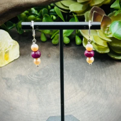 All About the Beads with Freshwater Pearls & Rubies