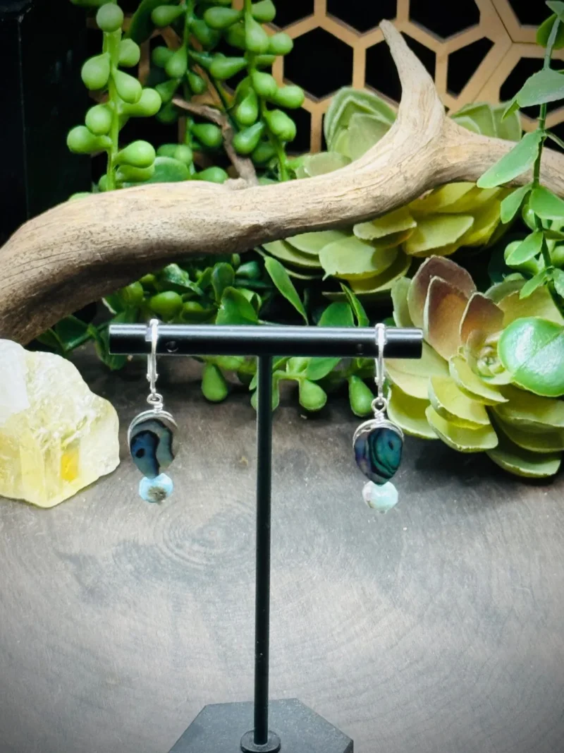 All About the Beads with Abalone & Larimar