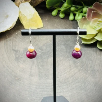 All About the Beads with Freshwater Pearl & Ruby Beads