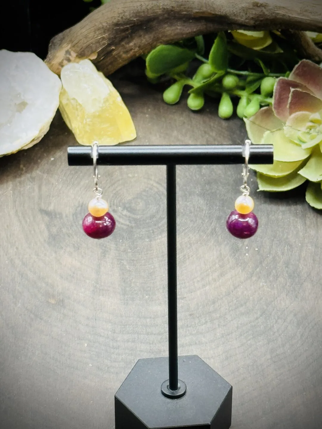 All About the Beads with Freshwater Pearl & Ruby Beads