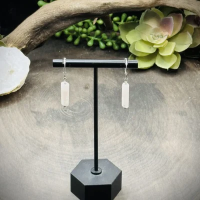 All About the Beads with Vintage Rectangle Rose Quartz Beads