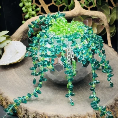 Beaded Plant Sun Catcher