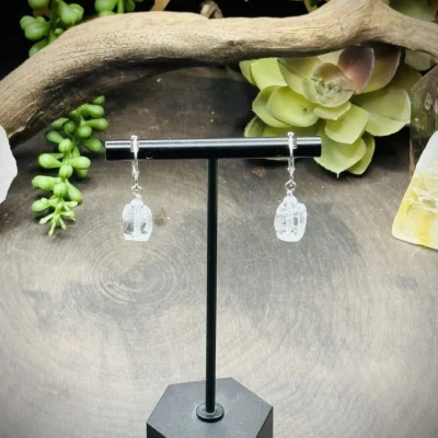 All About the Beads with Clear Quartz Crystal Squares