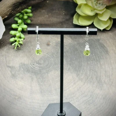All About the Beads with Peridot Teardrops