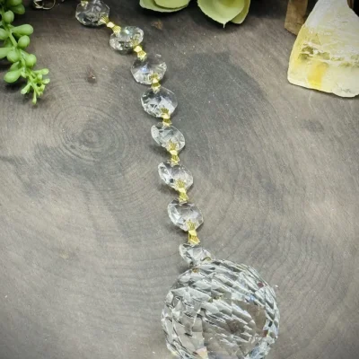 Chandelier Sun Catcher with Large Teardrop Crystal