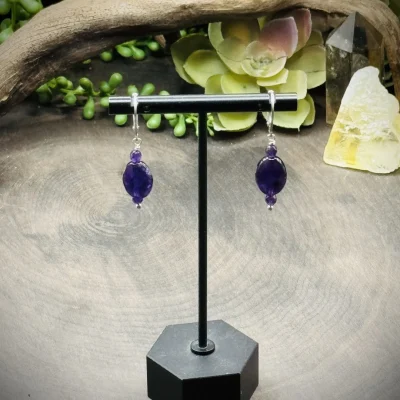 All About the Beads with Amethyst Oval Beads