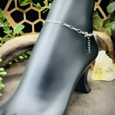 Sterling Silver Small Long & Short Chain Bracelet/Anklets