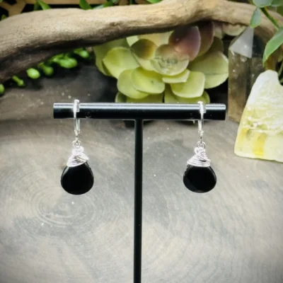 All About the Beads with Teardrop Black Obsidian