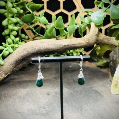 All About the Beads with Teardrop Malachite